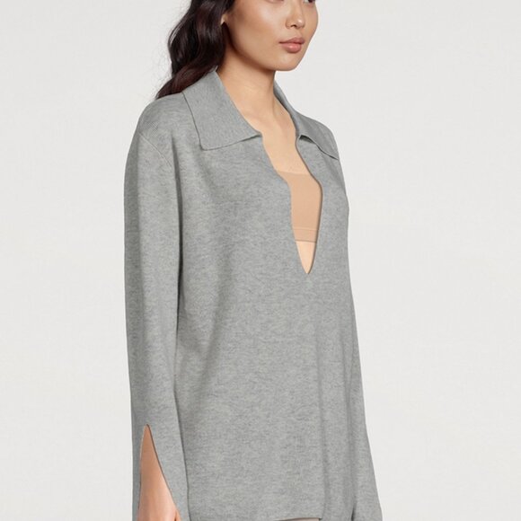 Uncle Studios Grey Wool/Cashmere Sweater - Picture 3 of 6